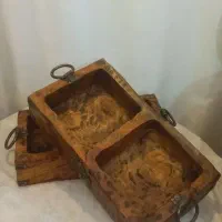 ظرف چوبی دست ساز