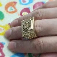 انگشتر طلا شیر و خورشید|جواهرات|بروجرد, |دیوار