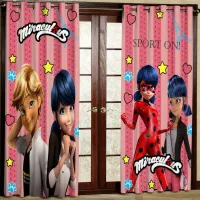 پرده ی دختر کفشدوزکی