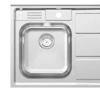 سینک ابعاد 60*60 روکار عمق 18