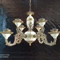 لوستر طرح سرامیک|لوستر و چراغ آویز|بیرجند, |دیوار