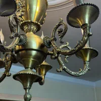 لوستر برنز۳ عدد|لوستر و چراغ آویز|نیشابور, دارایی|دیوار