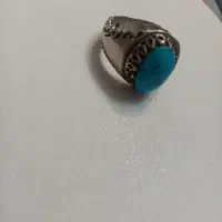 انگشتر نقره فیروزه نیشابوری