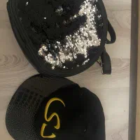 کلاه ماه تولد و کیف پولکی