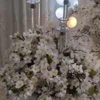 تزیین ماشین عروس وتشریفات با گل مصنوعی