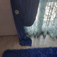 پرده تو ر با پرده کلفت بغل|پرده، رانر، رومیزی|تهران, کاج|دیوار