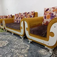 مبل راحتی 8 نفره قیمت 1800 برایه باغ|مبلمان خانگی و میز عسلی|ارومیه, |دیوار