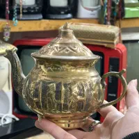 قوری برنجی عتیقه کلکسیونی