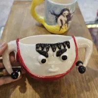 ماگ و نمکدون سرامیکی دست ساز