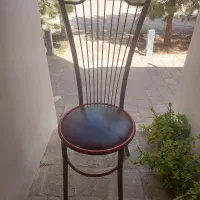 صندلی آهنی فرفورژه طرح طاووس(۲عدد)