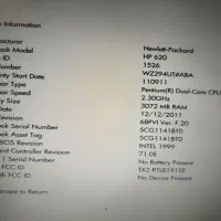 لپ تاپHP|رایانه همراه|تهران, بوستان سرخه حصار|دیوار