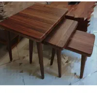 میز وسط  3 عدد گل میز و اینه دیواری