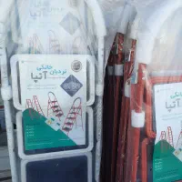 نبردبان پله ای پهن برند آتپا سفید و قرمز|ابزارآلات|زنجان, |دیوار