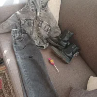 لباس دخترانه شلوار کت لی نیم بوت