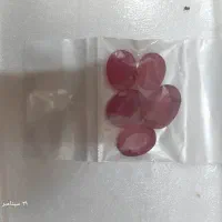 پنج عدد یاقوت معدنی به قیمت عالی