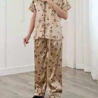 بلوز شلوار ساتن تدی