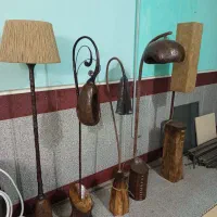 آباژور کنارسالنی دست ساز|چراغ خواب و آباژور|بابل, |دیوار