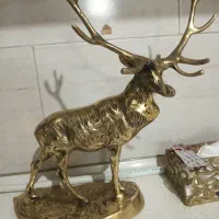 مجسمه برنزی گوزن