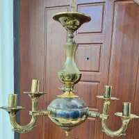 لوستر برنزی ۶ شعله