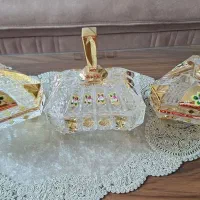 شکلات خوری/آجیل خوری طلاکوب|ظروف سرو و پذیرایی|اردبیل, |دیوار