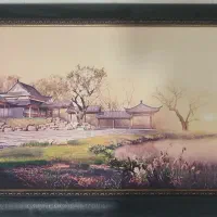 دو عدد تابلو تصویر زیبای طبیعت