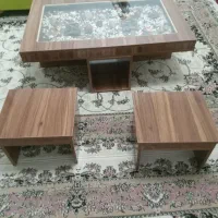 میز شیک و تمیز با چهار عددمیز جلو مبلی کوچک|مبلمان خانگی و میز عسلی|تبریز, |دیوار