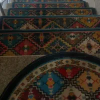 فرش رو پله ایی|گلیم، جاجیم، گبه|رشت, پیرکلاچای|دیوار