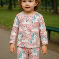 لباس ،بلوز و شلوار ست بچگانه ( ارسال رایگان )