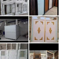 درب باغی اهنی طرح طاووس سایزمختلف چهارچوب 4*8 2میل|مصالح و تجهیزات ساختمان|اهواز, زرگان|دیوار