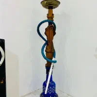 قلیان شاه عباس طرح افعی با ارتفاع ۱۱۰ سانتی متر