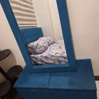تختخواب دونفره همراه با دوتا  پاتختی دو کشو واینه|تخت و سرویس خواب|تهران, آذری|دیوار