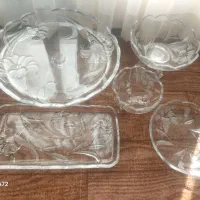 کریستال ۵ تکه در حد نو|ظروف سرو و پذیرایی|تهران, سلسبیل جنوبی|دیوار