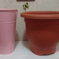 ۲عددگلدان نو ودرحدنو