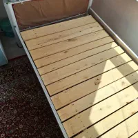 تخت خواب فلزی با زیره چوبی|تخت و سرویس خواب|تهران, تسلیحات|دیوار