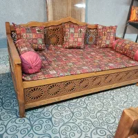 مبل پینترستی تخت سنتی|مبلمان خانگی و میز عسلی|خمینیشهر, |دیوار