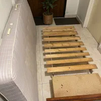 تخت چوبی یکنفره کشو دار|تخت و سرویس خواب|تهران, شهرک آپادانا|دیوار