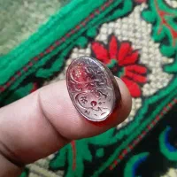 عقیق  انگشتر ی خطی  زیورالات