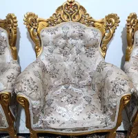 مبلمان سلطنتی ۷ نفره|مبلمان خانگی و میز عسلی|محمدیه-قزوین, |دیوار