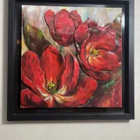 تابلوی گل برجسته