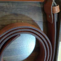 کمربند و کیف پول چرم اصل همراه جعبه چوبی|کیف، کفش، کمربند|بندر ماهشهر, |دیوار