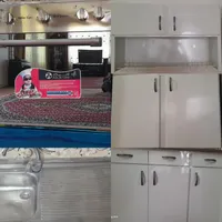 فروش فوری اجاق گاز،۲عددکابینت،سینک،آبچکان و شیر