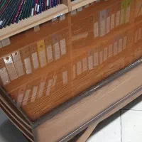میز جلو مبلی با شیشه