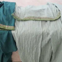 ۲ عدد مانتو جلو باز بلند، سایز بزرگ به همراه شال|لباس|گرگان, |دیوار