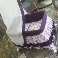 گهواره وتخت کنار تخت مادر|تخت و صندلی بچه|همدان, |دیوار