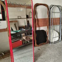 قاب آینه چوبی و فلزی