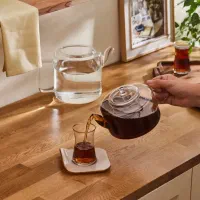 کتری قوری پیرکس شعله مستقیم وارداتی آکبند