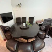 فروش میز و صندلی ناهارخوری مدل سیب چوب عالی درحدنو