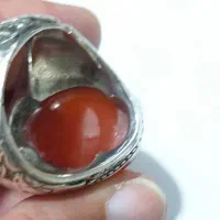 اتگشتر نقره عقیق و یاقوت|جواهرات|مینودشت, |دیوار