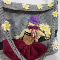 کیف دستبافت بسیار خاص و جذاب|کیف، کفش، کمربند|کوهین, |دیوار