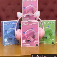 هدفون خرگوشی ایرپاد بلوتوثی 4LED